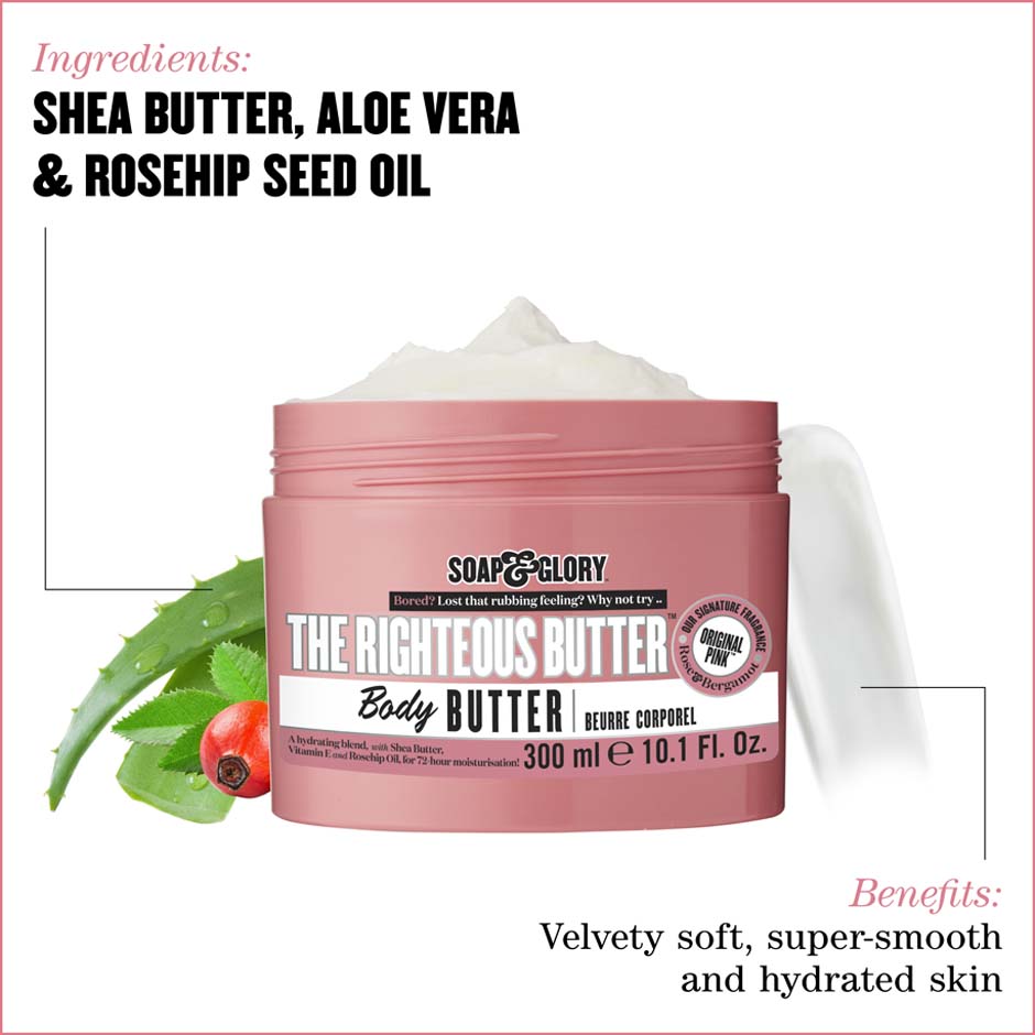 The Righteous Butter Body Butter for Hydration and Softer Skin