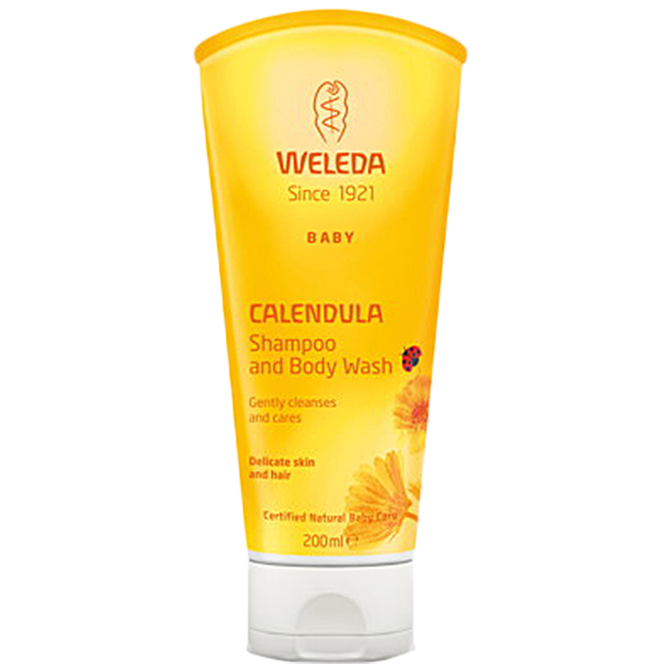 Weleda Calendula Shampoo & Body Wash - 200 ml