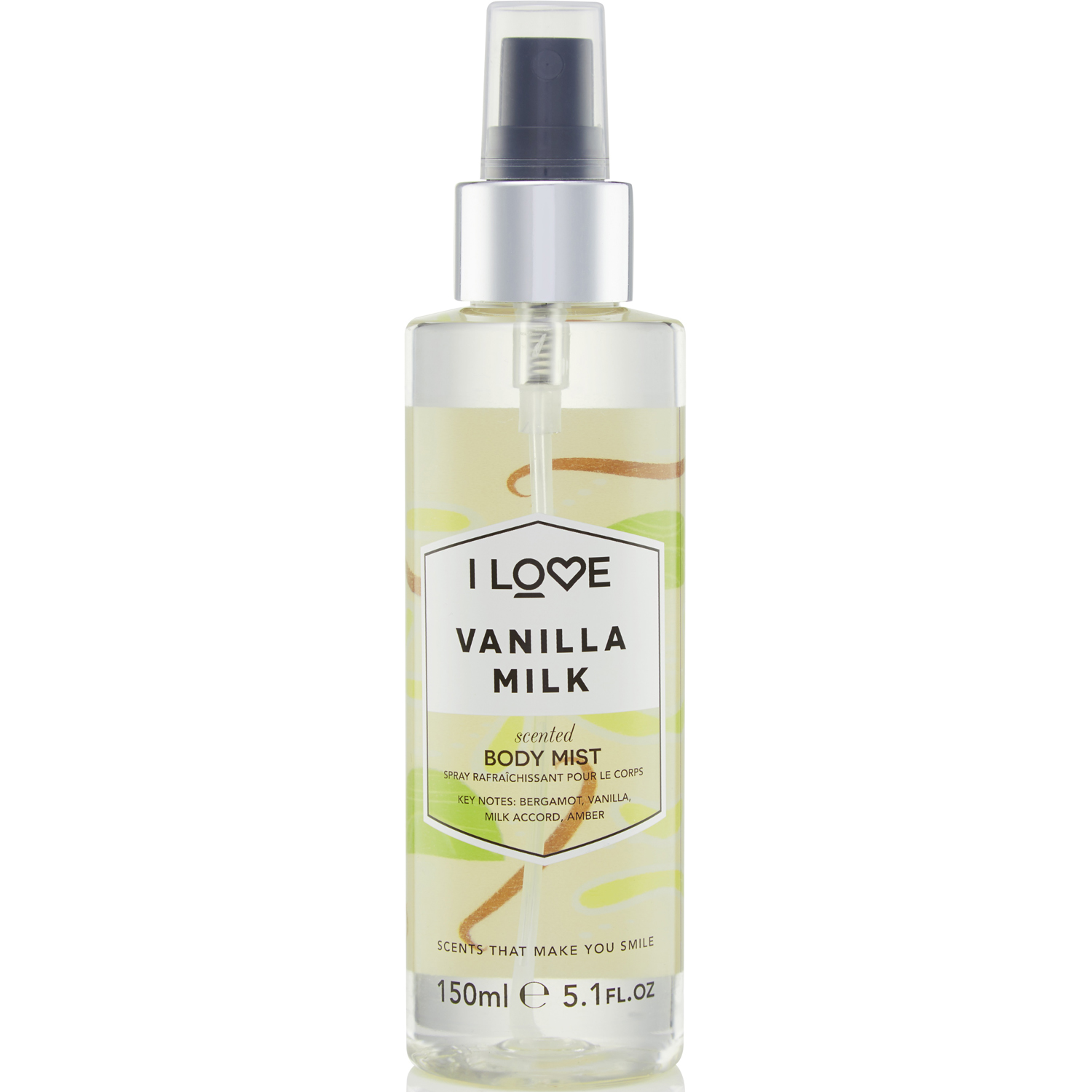 I Love Vanilla Milk Scented Body Mist - 150 ml