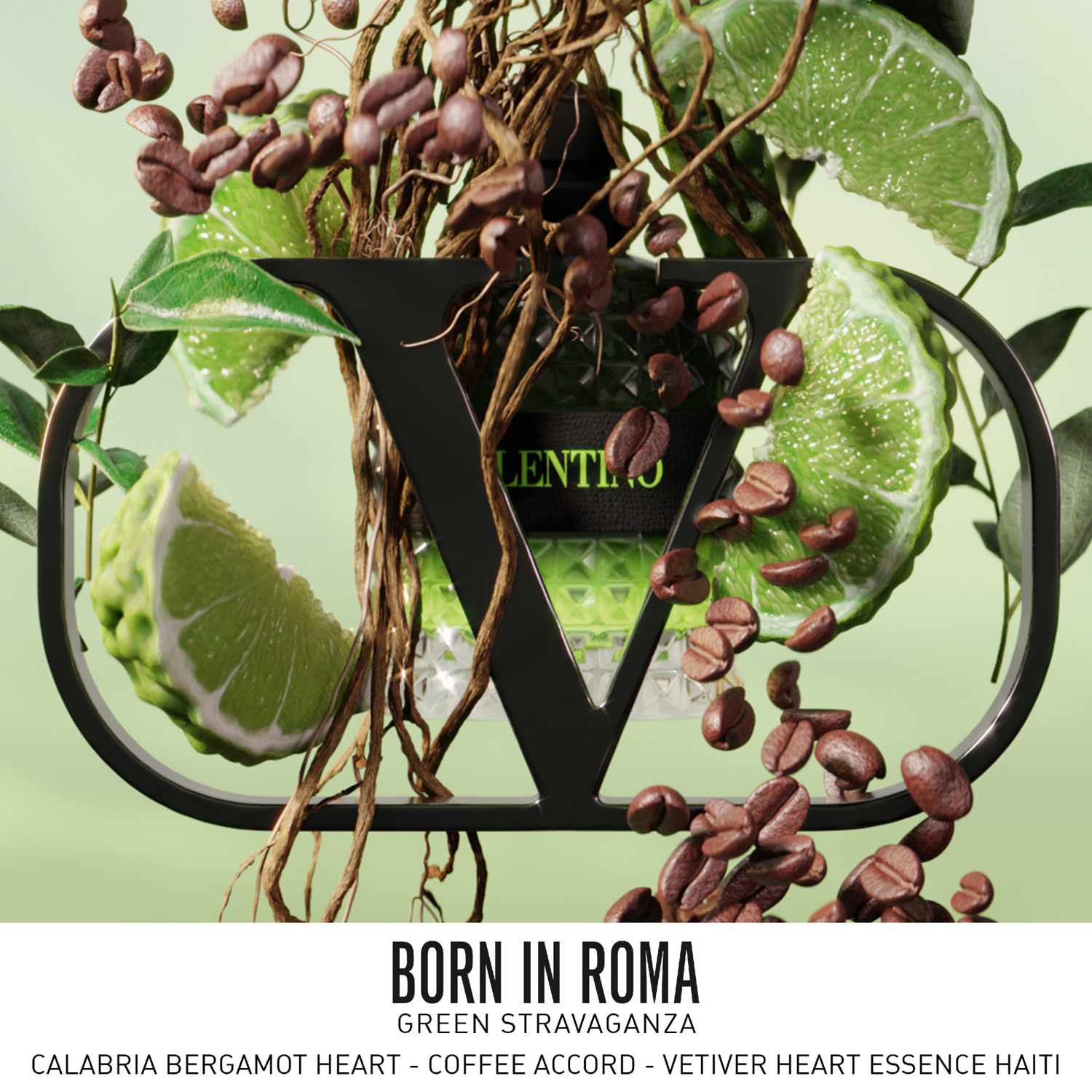 Born In Roma Uomo Green Stravaganza