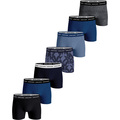 Cotton Stretch Boxer 7p Multipack Back/Blue