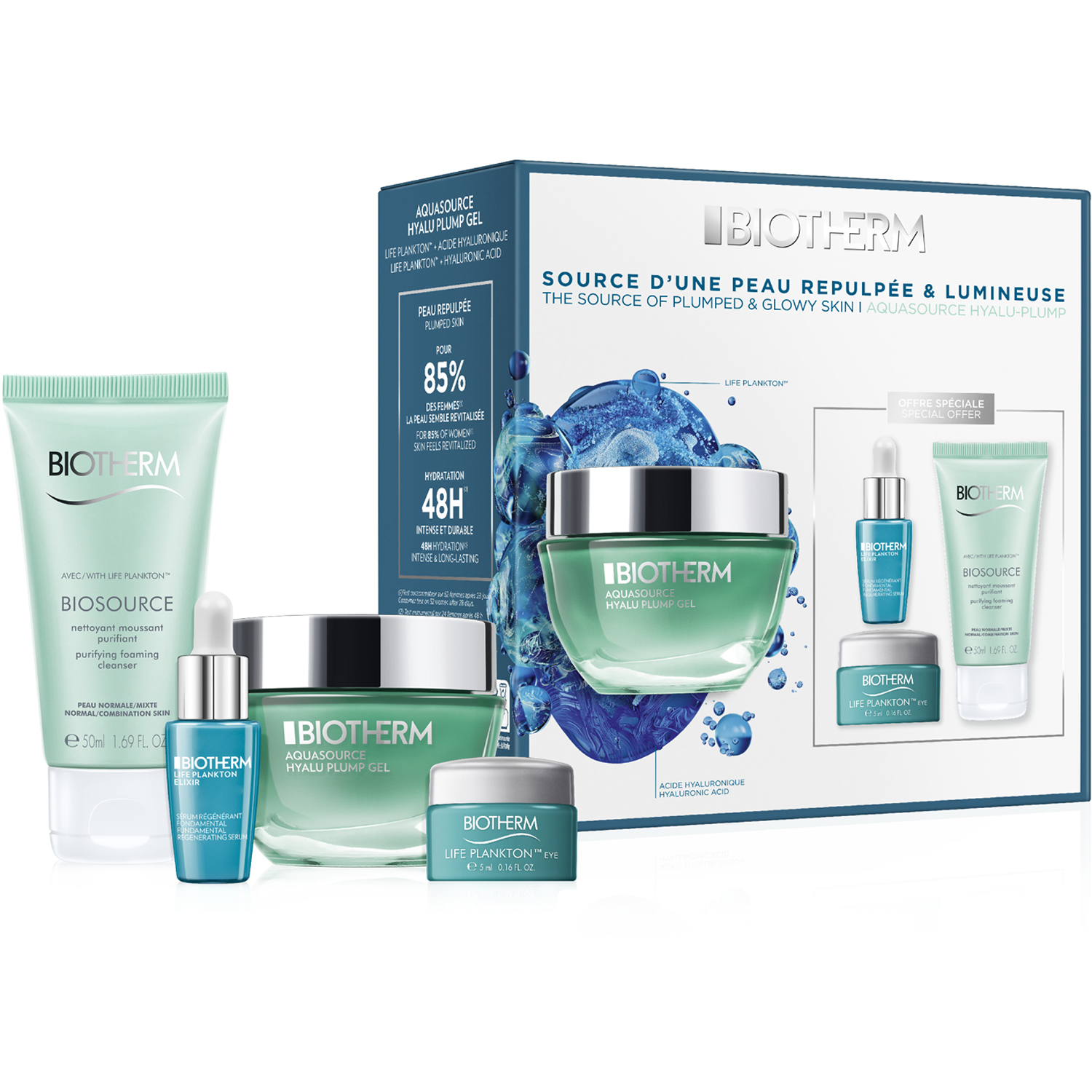 Aquasource Hyalu Plump Routine Set