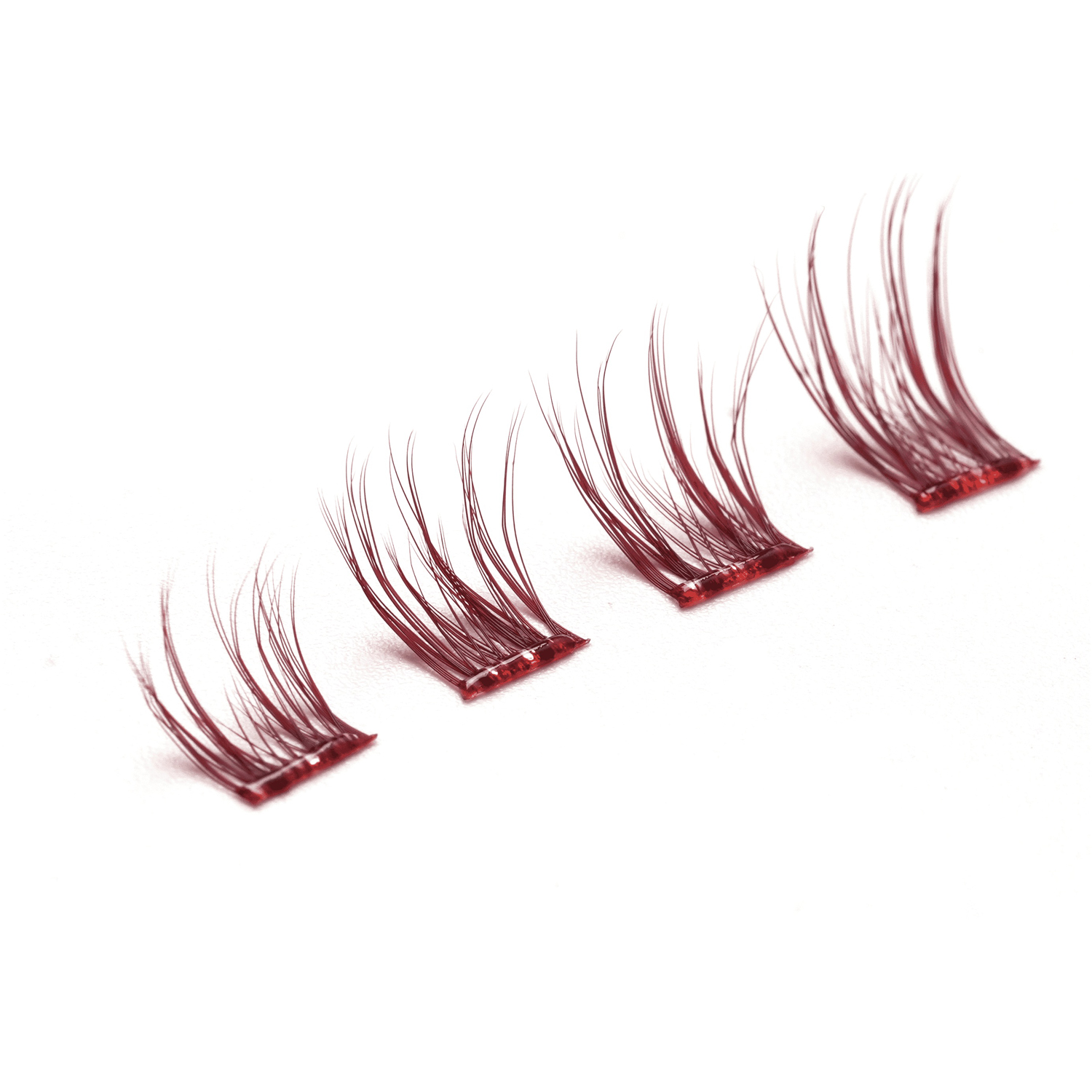 Self-Stick Lash Clusters - Burgundy 0.1