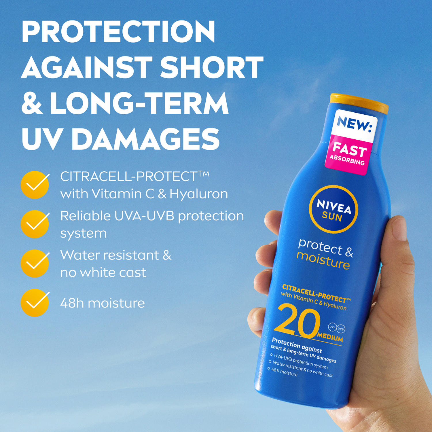 Protect & Moisture Sun Lotion SPF20