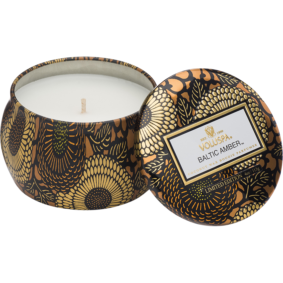 Voluspa Baltic Amber Decorative Tin Candle - 113 g