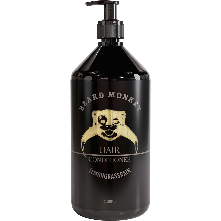 Hair Conditioner Lemongrass, 1000 ml Beard Monkey Hoitoaine