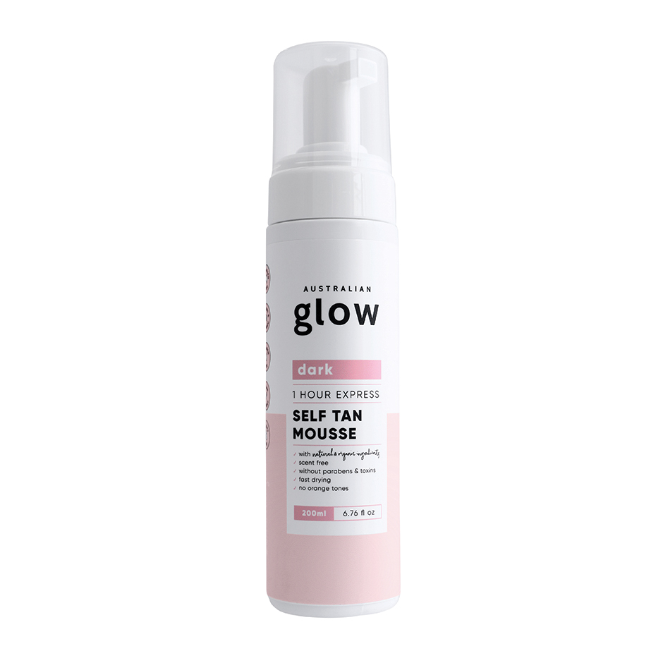 Glow One Hour Express Tan Mousse – Dark