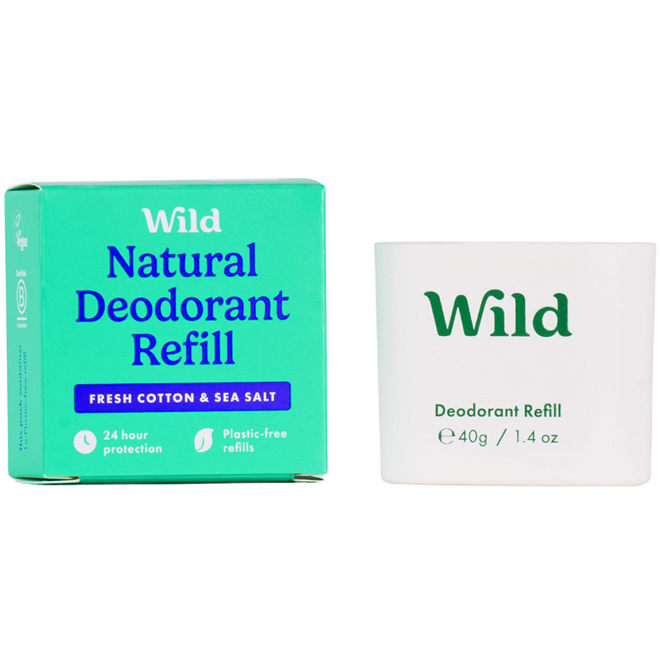 Wild Deo Fresh Cotton & Sea Salt Refill - 40 g