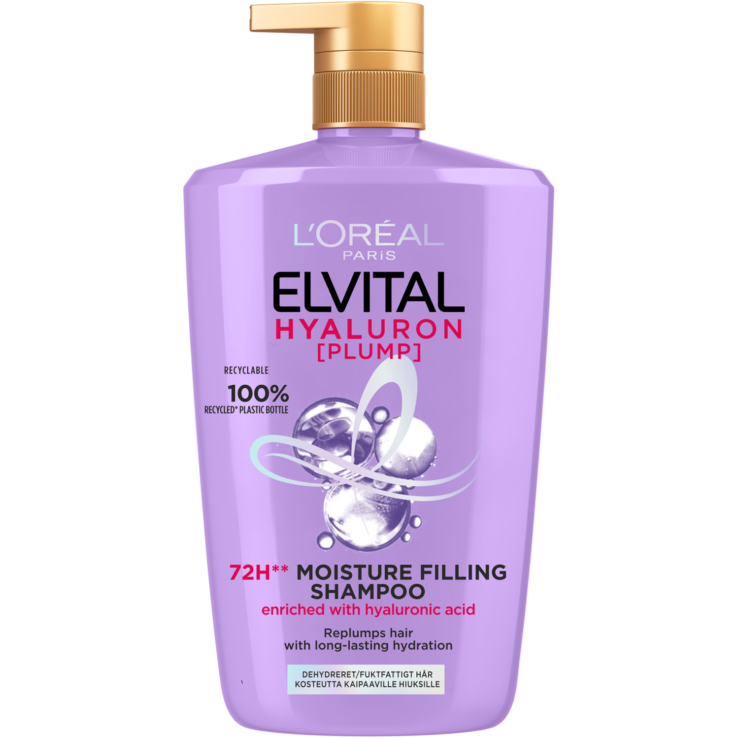 Elvital Hyaluron Plump Shampoo, 1000 ml L'Oréal Paris Shampoo