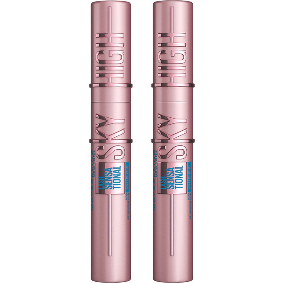 Maybelline Sky High Waterproof Mascara Duo Black 2 x 7,2 ml - 12