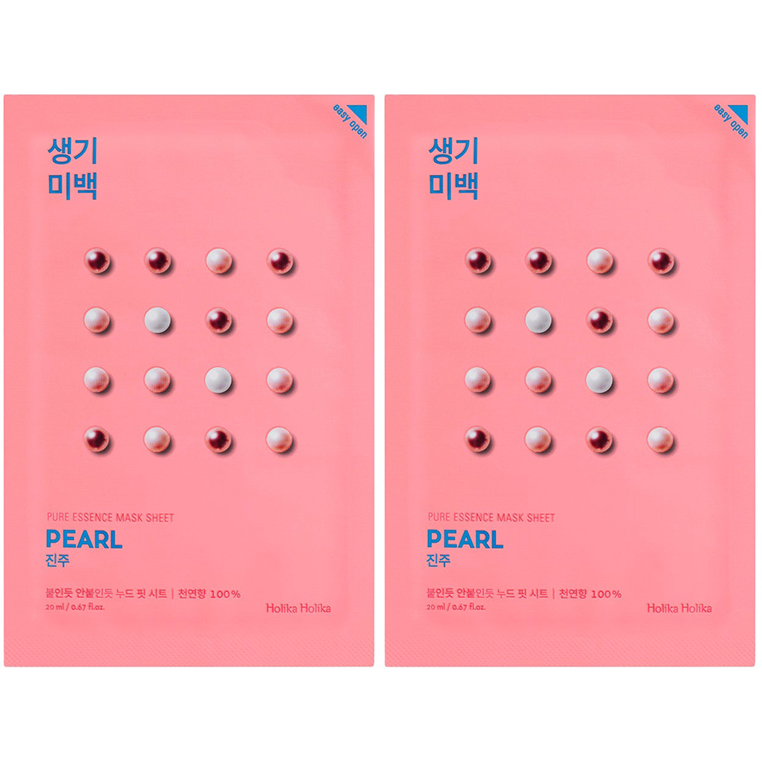 Holika Holika Duo Pure Essence Sheet Mask Pearl