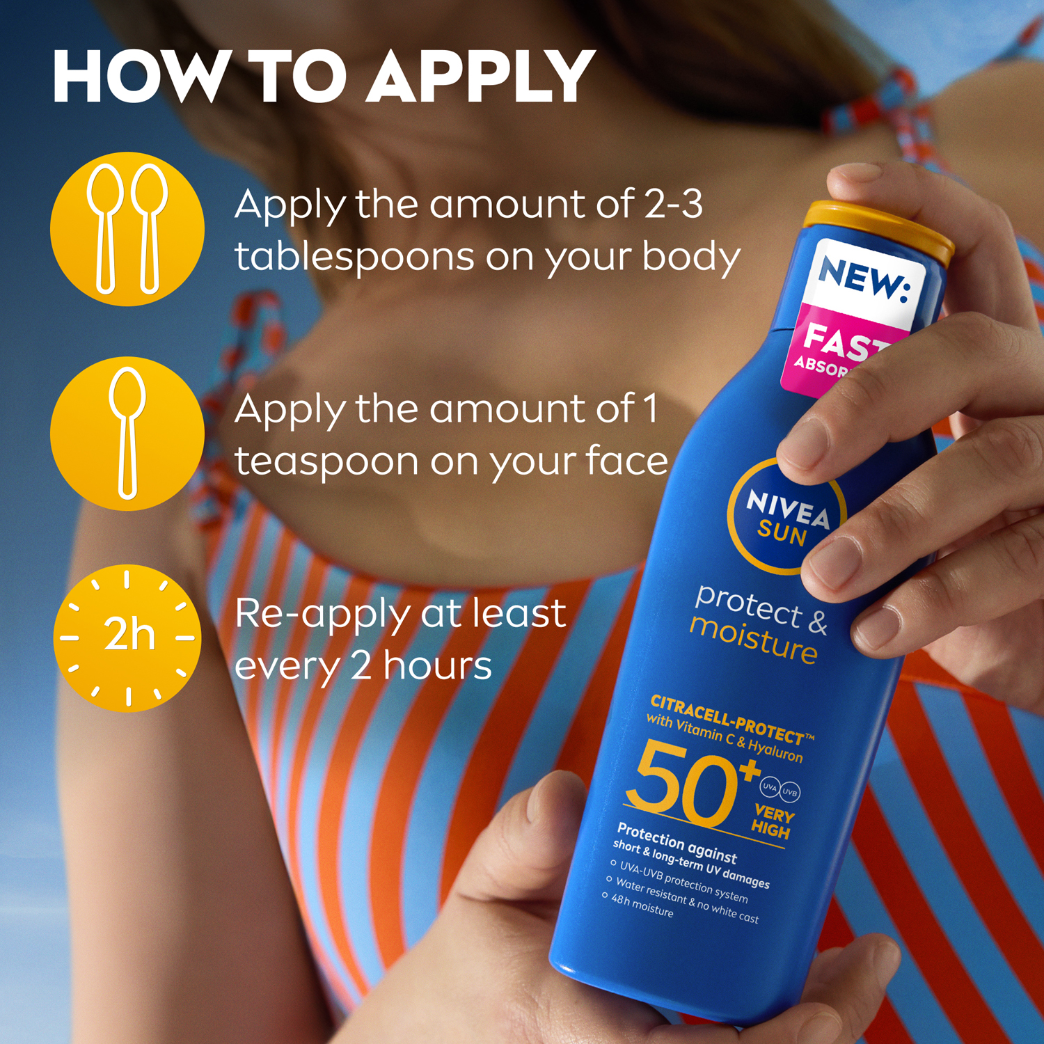 Protect & Moisture Sun Lotion SPF50+