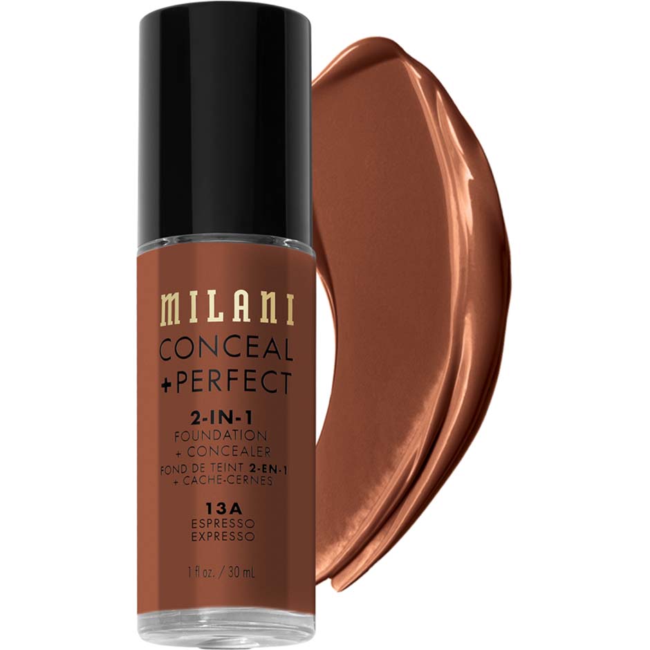 Milani Conceal & Perfect Liquid Foundation, 30 ml Milani Cosmetics Meikkivoiteet