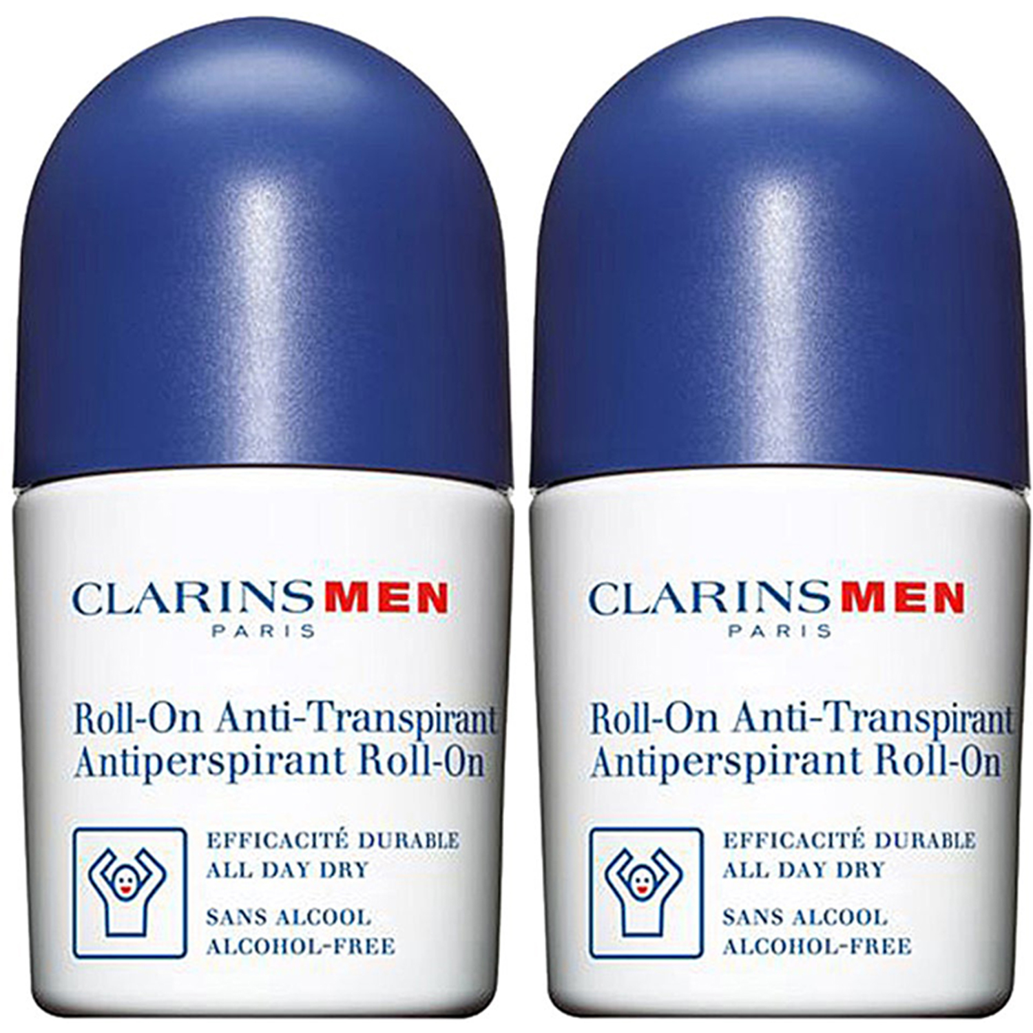 Clarins Men Duo Antiperspirant Deo Roll-On