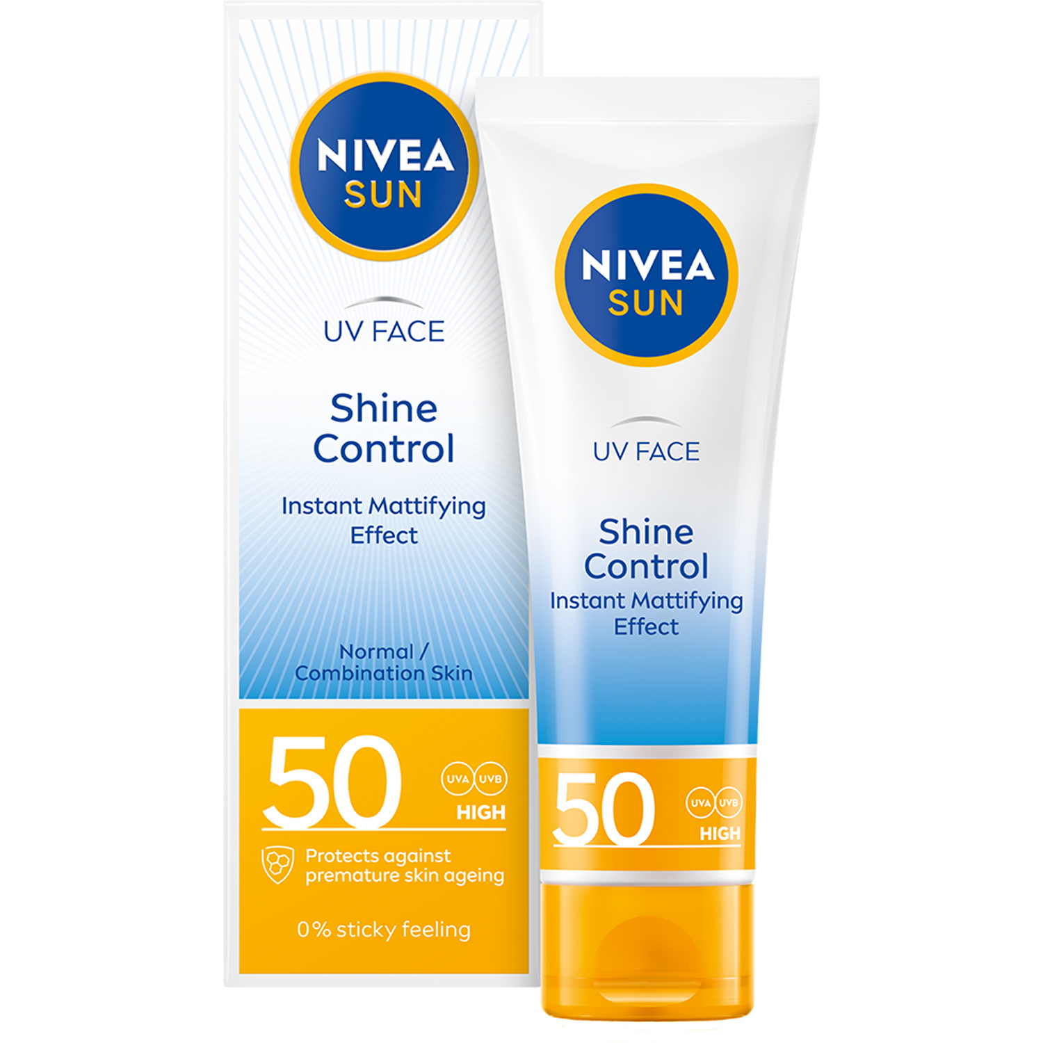 Sun UV Face Shine Control Cream SPF50