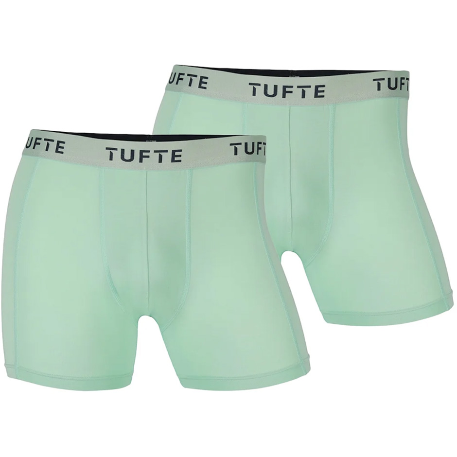 Tufte Herre Boxer Briefs Mist Green/Laurel 2pk