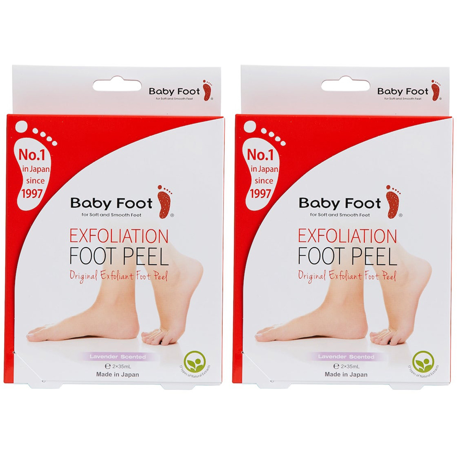 Baby Foot Duo Exfoliation Foot Peel 2 x 35ml