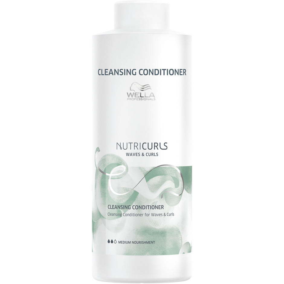 NUTRICURLS Cleansing Conditioner for Waves & Curls, 1000 ml Wella Puhdistavat hoitoaineet