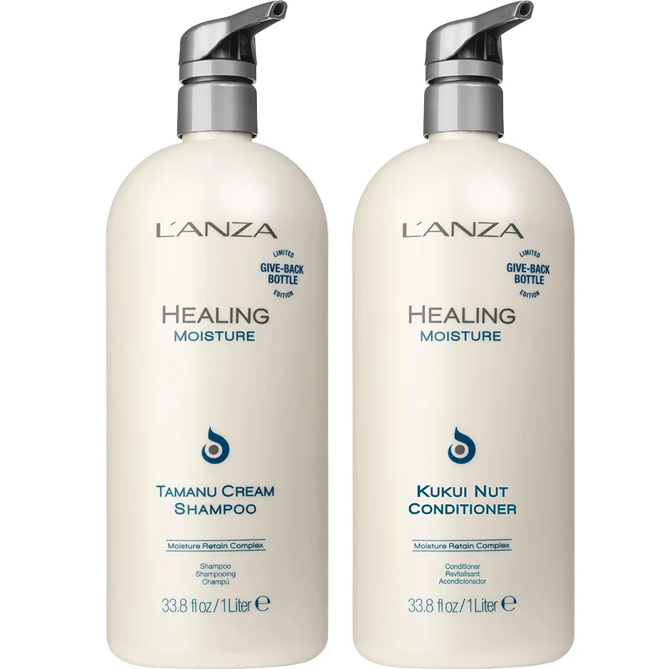 L'ANZA Healing Moisture Duo Shampoo 1000 ml & Conditioner 1000 ml - 2000 ml