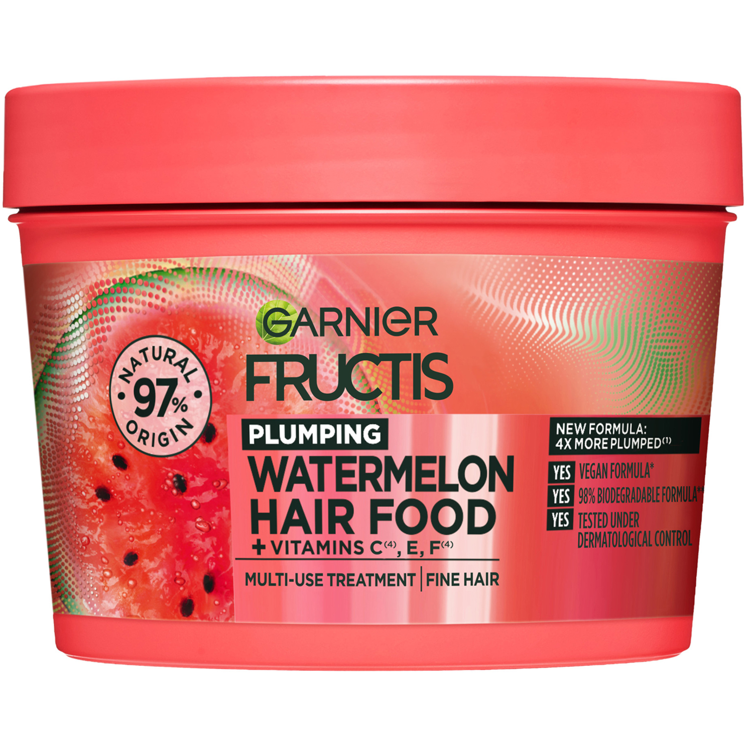 Hair Food Watermelon Mask, 400 ml Garnier Hiusnaamiot