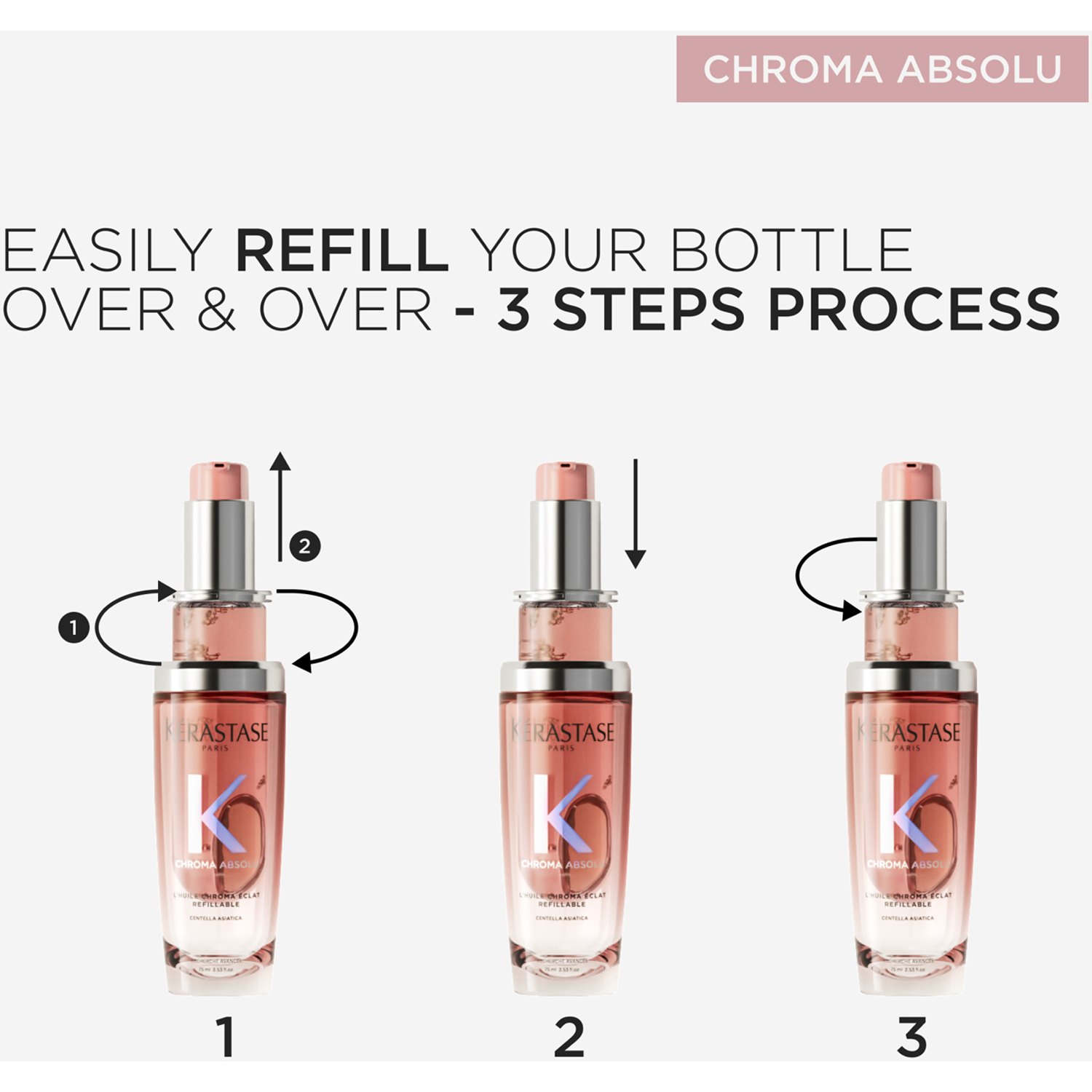 Chroma Éclat Hair Oil Refillable