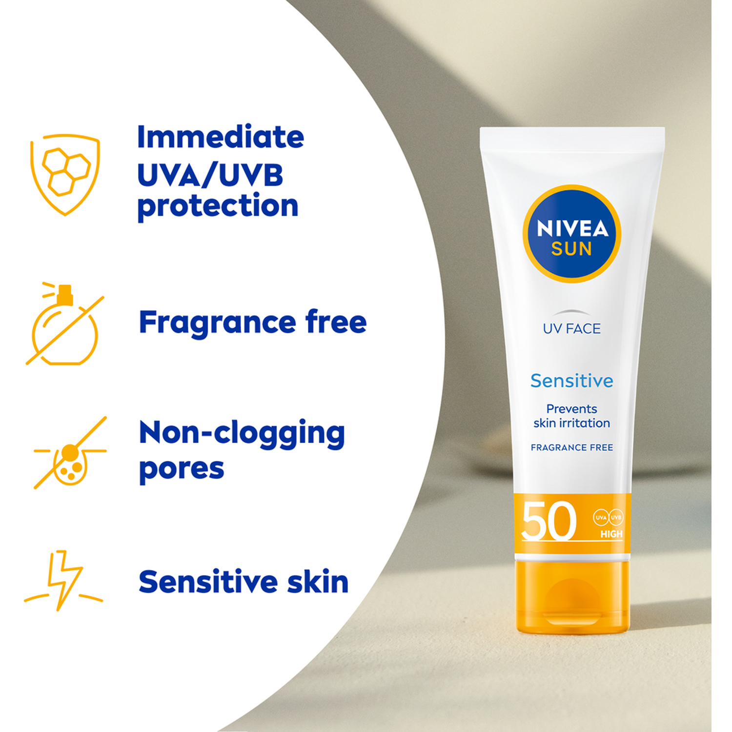 UV Face Sensitive SPF50