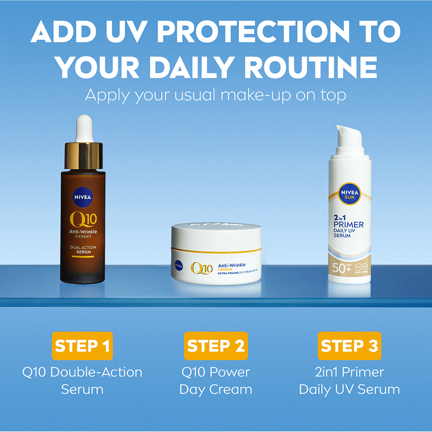 Sun UV Face 2in1 Daily Serum SPF50+