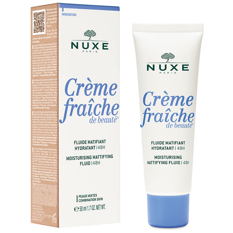 Crème fraîche® de beauté Moisturising Mattifying Fluid 48H