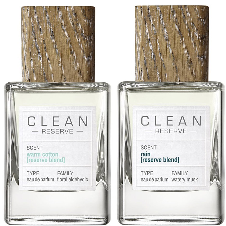 Clean Warm Cotton & Rain Reserve Blend 2x EdP 50 ml - 100 ml