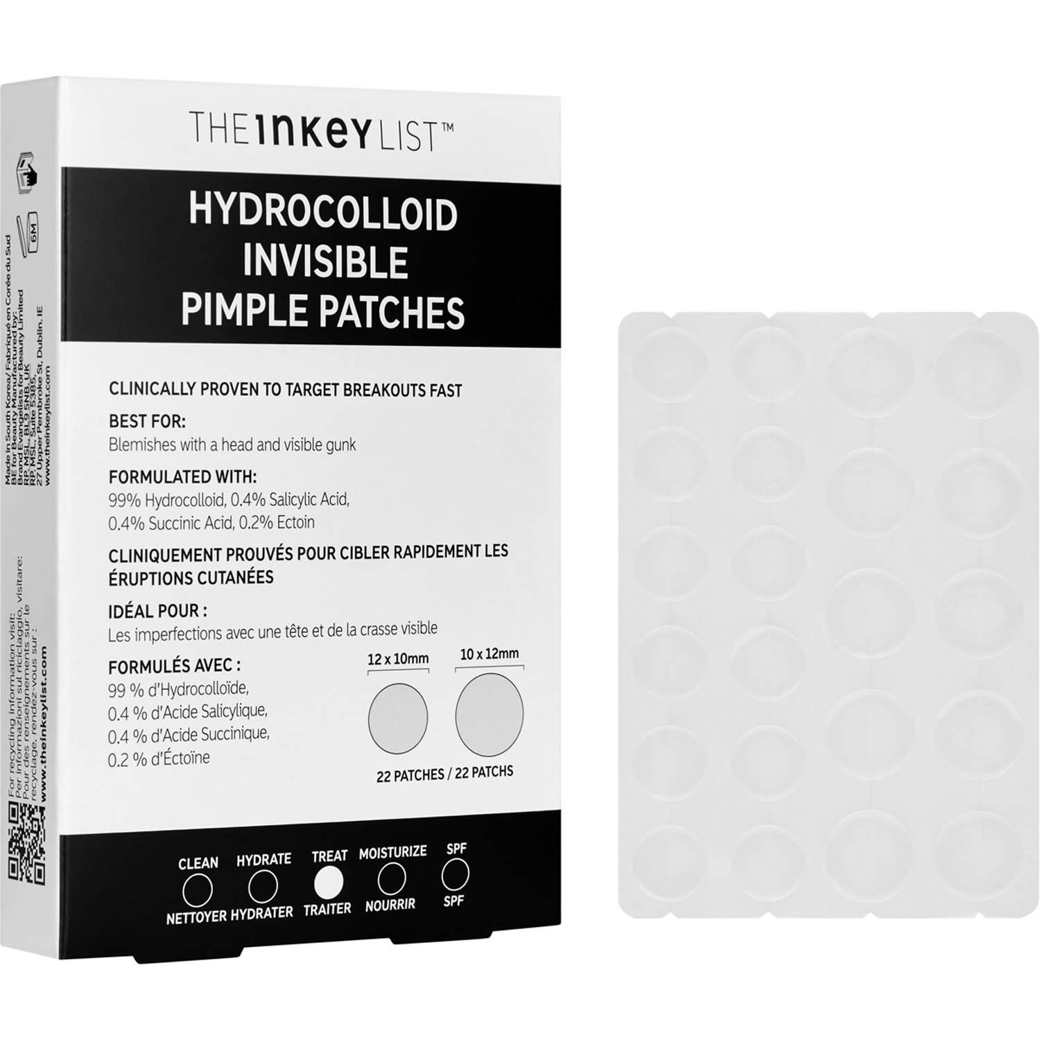 INKEY Hydrocolloid Invisible Pimple Patches