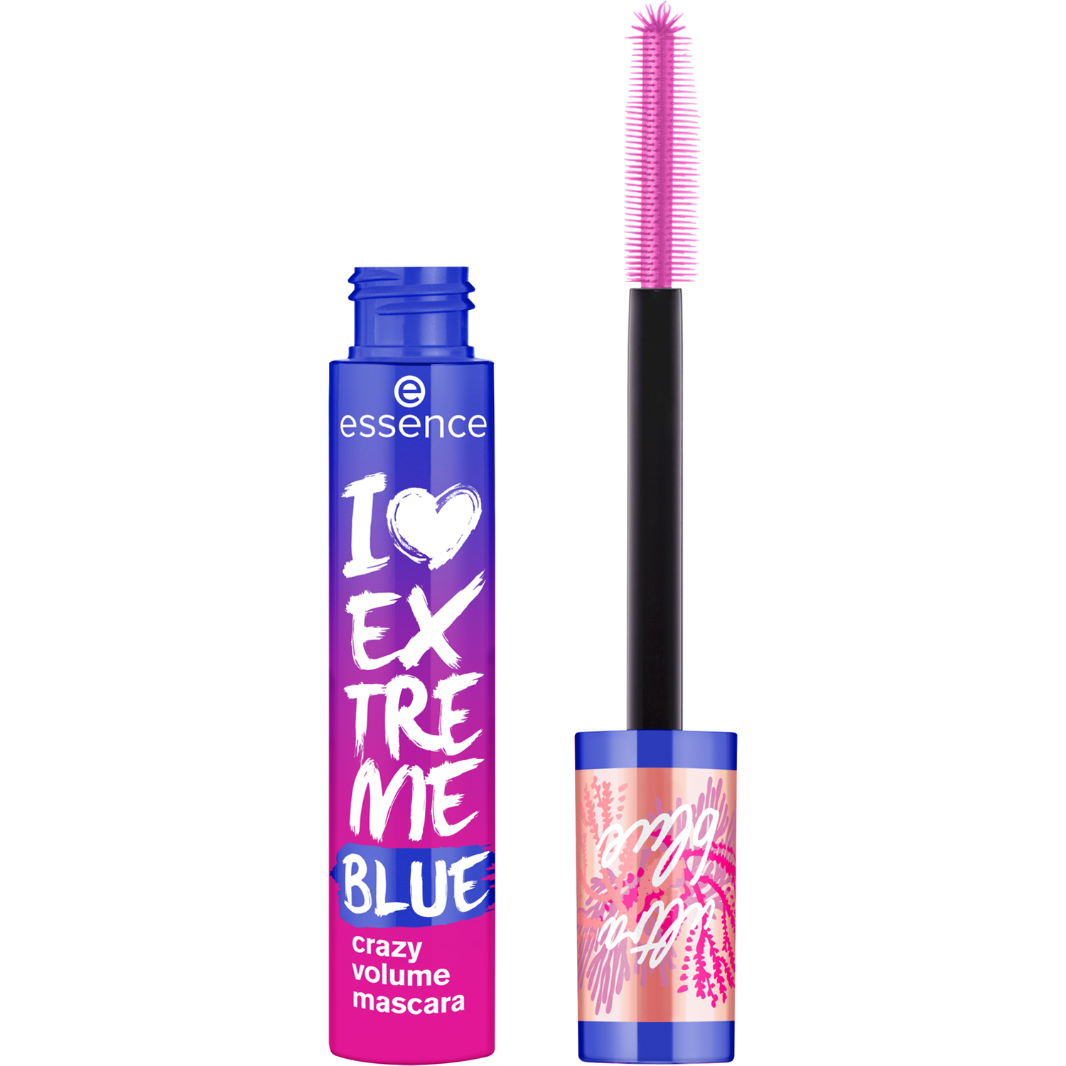 Live LIFE In CORAL I Love Extreme Blue Crazy Volume Mascara