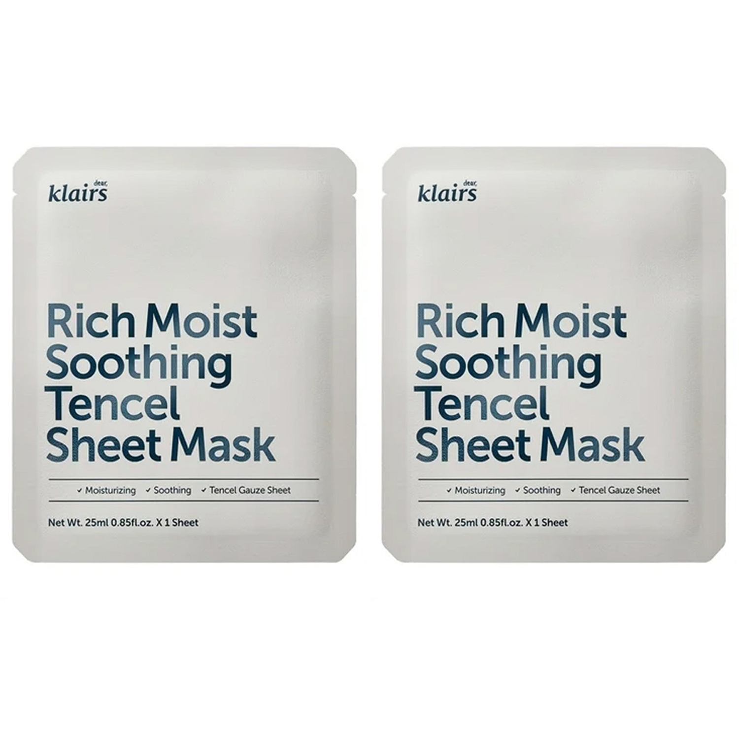 Duo Rich Moist Soothing Tencel Sheet Mask