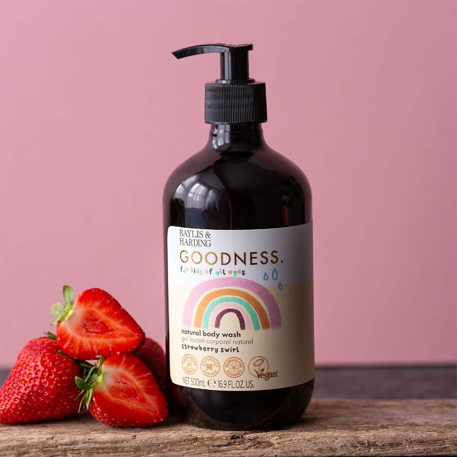 Goodness Kids Strawberry Swirl Body Wash