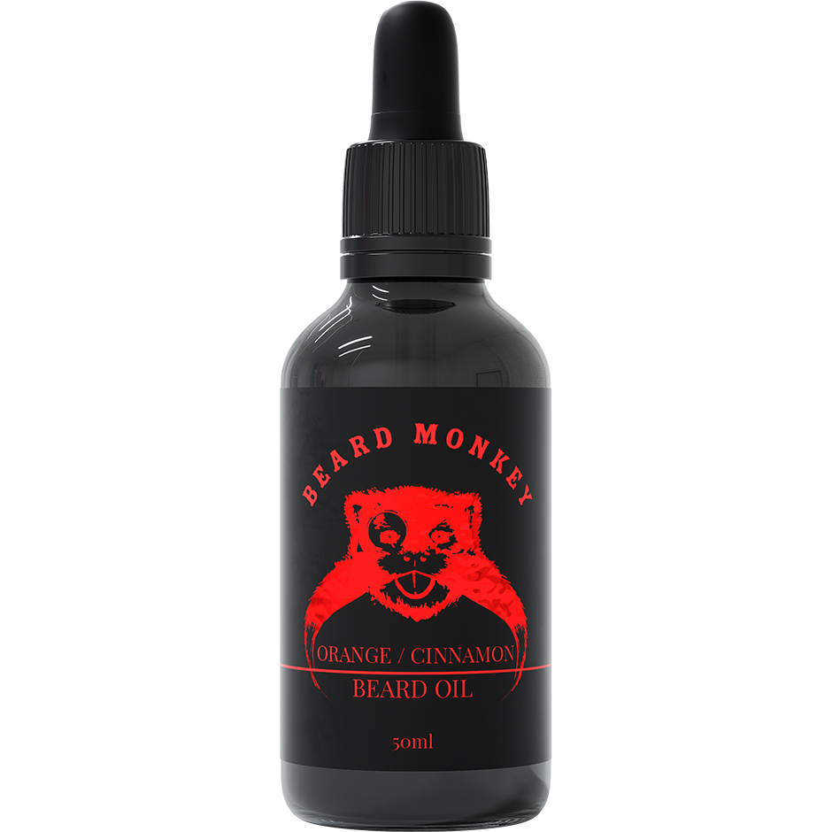 Orange & Cinnamon Beard Oil, 50 ml Beard Monkey Partaöljy ja partavaha