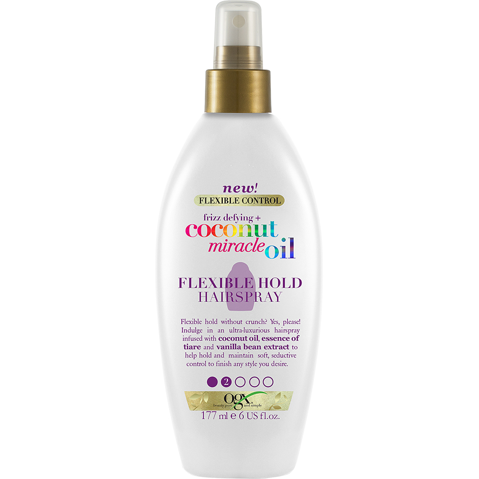 Coconut Miracle Oil Flexible Hold Hair Spray, 177 ml OGX Hiuslakat