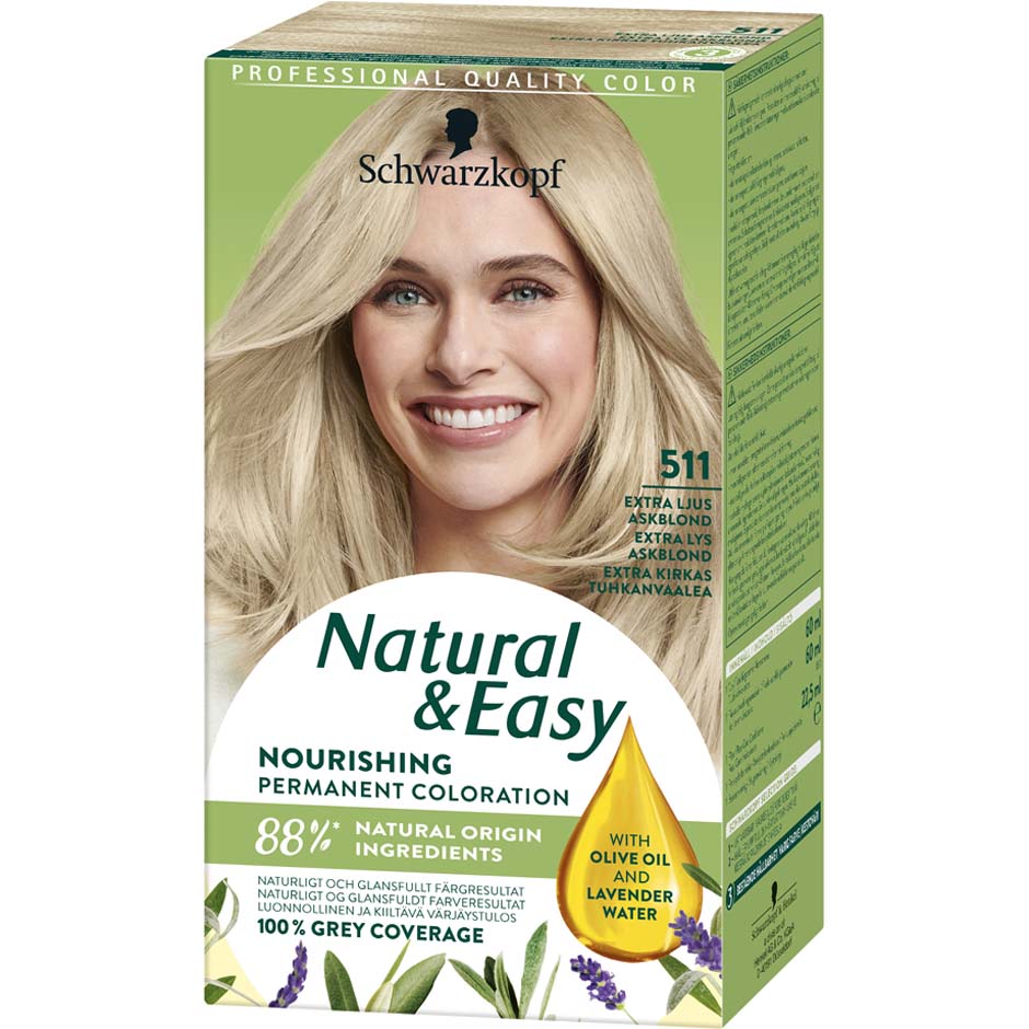 Natural & Easy, 1 pcs Schwarzkopf Hiusvärit