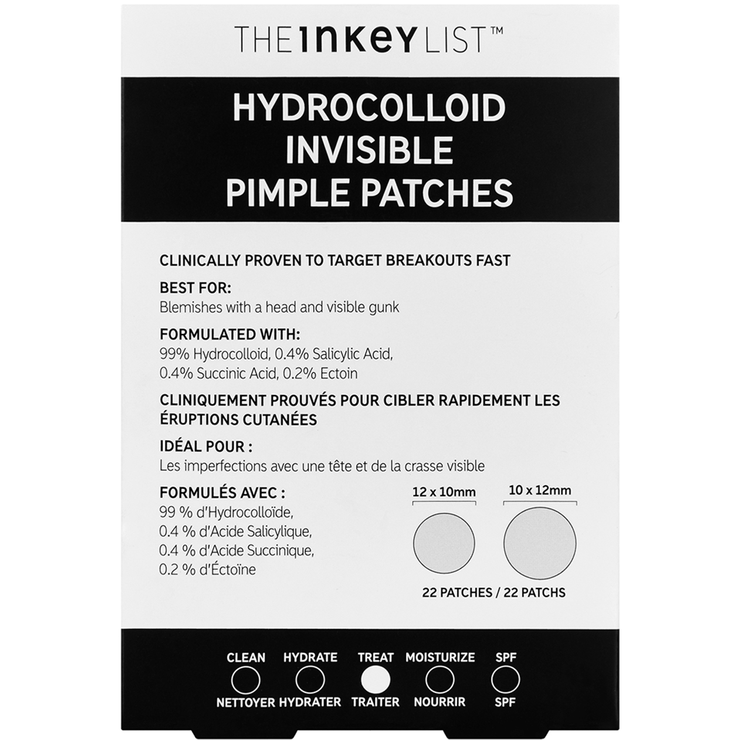 INKEY Hydrocolloid Invisible Pimple Patches