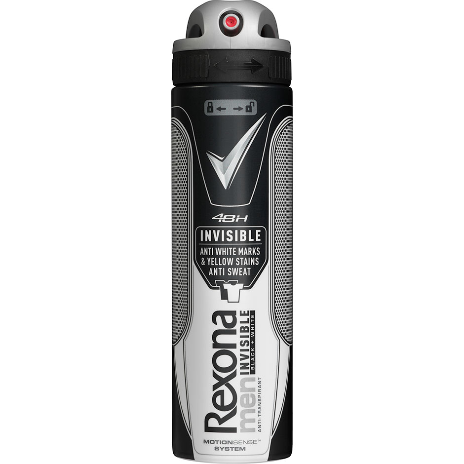 Rexona Men Deo Spray Invisible Black & White 150 ml