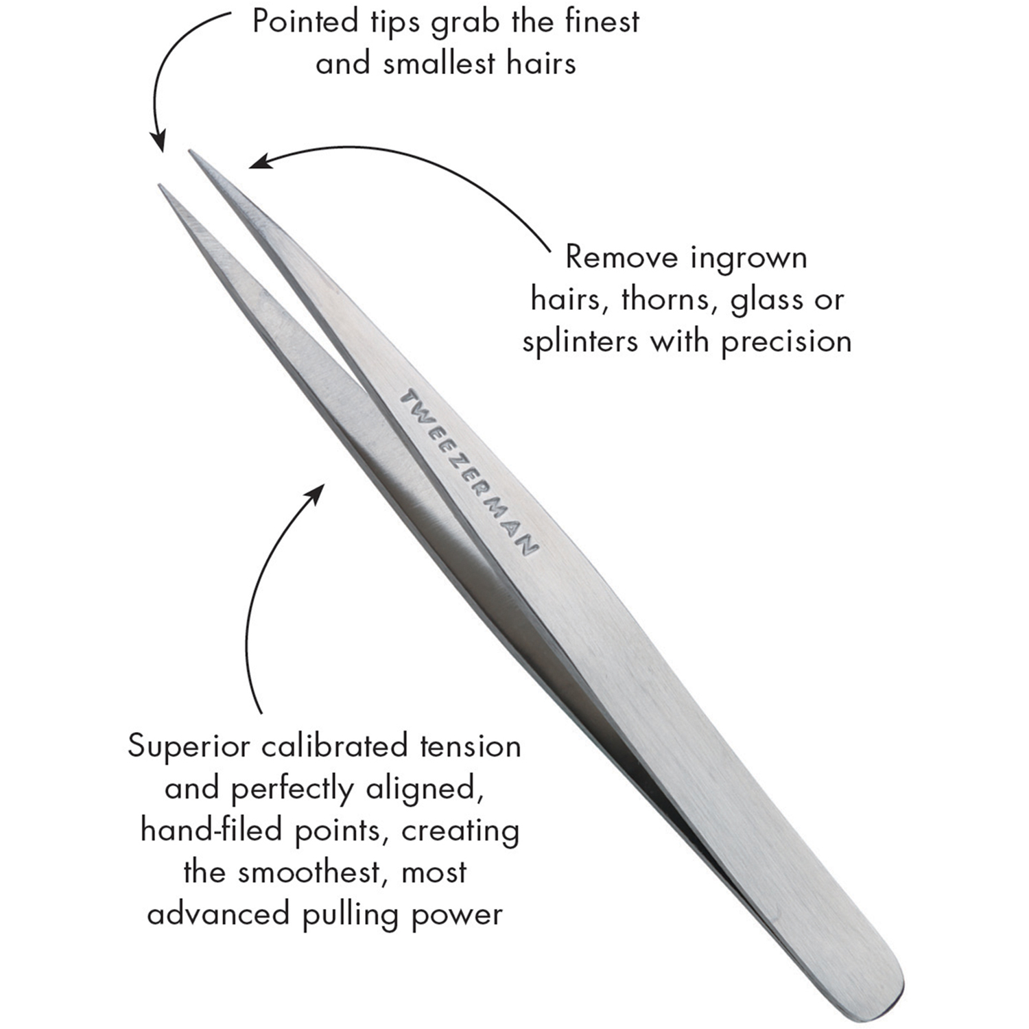 Pointed Slant Tweezer