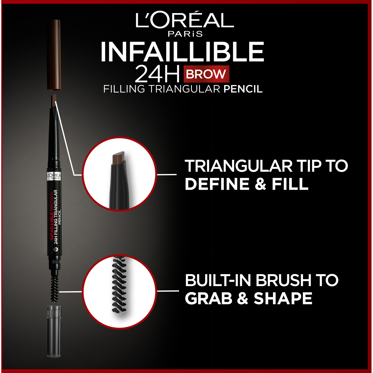 Infaillible Brows 24H Filling Triangular Pencil