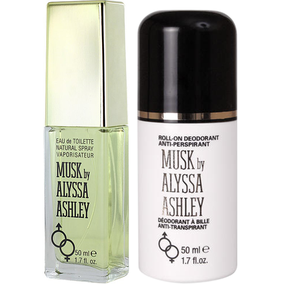 Alyssa Ashley Musk Duo EdT 50 ml, Roll-On Deodorant 50 ml - 100 ml