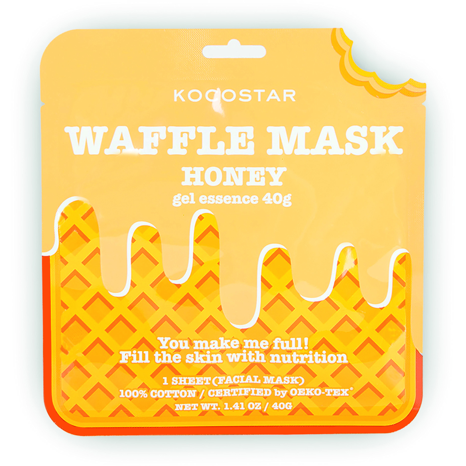 Waffle Mask Honey