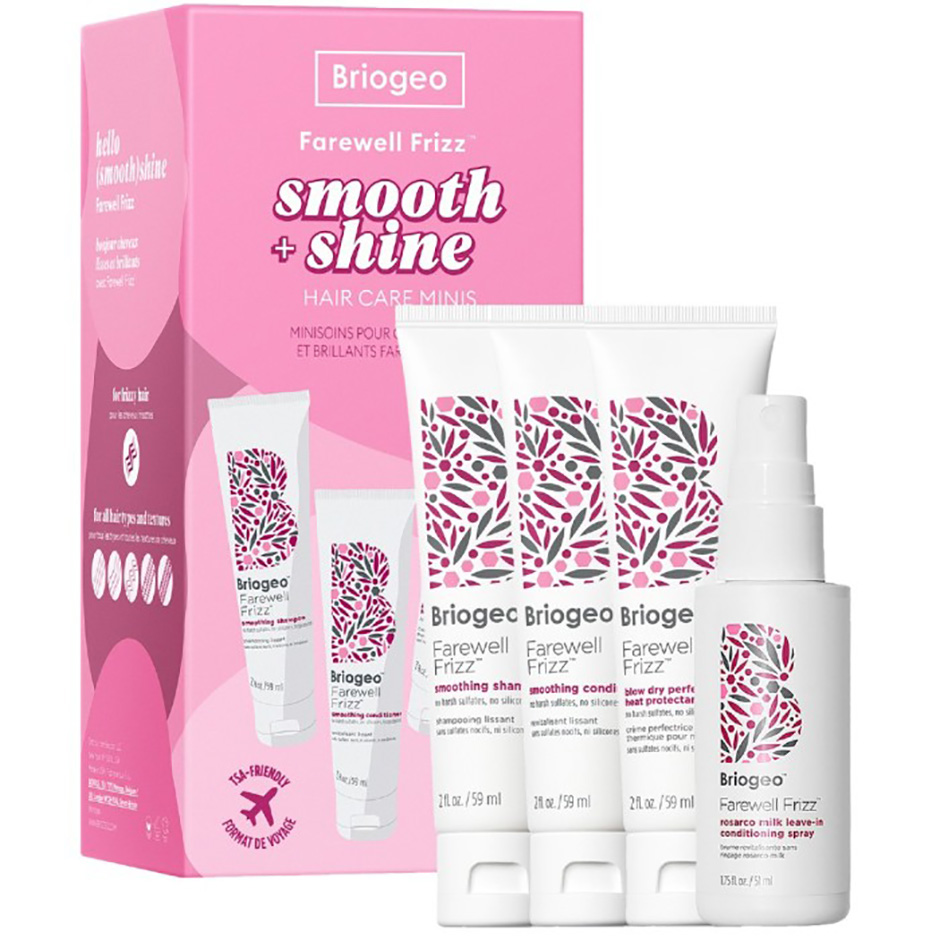 Farewell Frizz™ Smooth + Shine Hair Care Minis, Briogeo Paketit