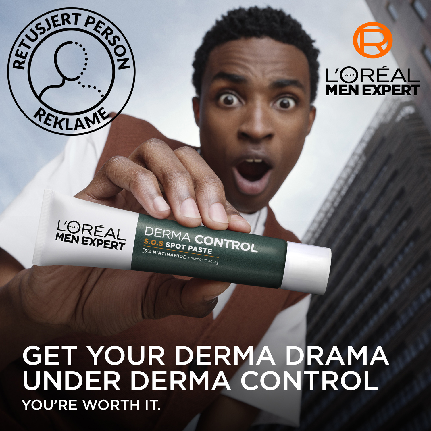 Men Expert Derma Control S.O.S Spot Paste For Oily & Blemish-prone Skin