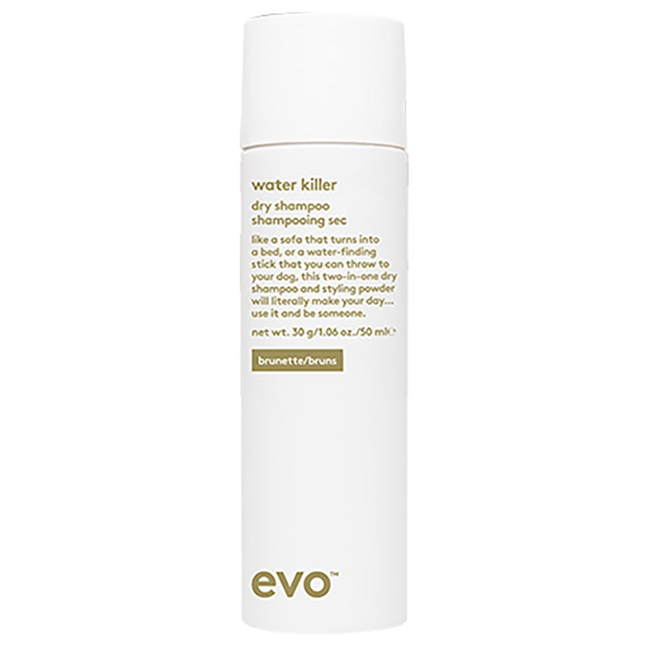 Water Killer Dry Shampoo Brunette, 50 ml evo Kuivashampoot