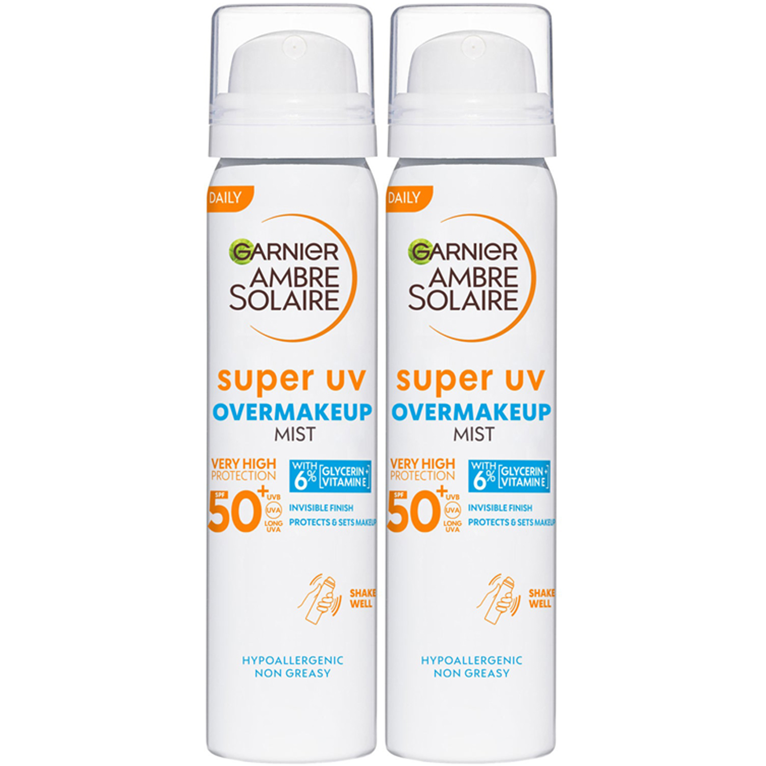 Garnier Duo Sensitive Advanced Hydrating Face Protection SPF50